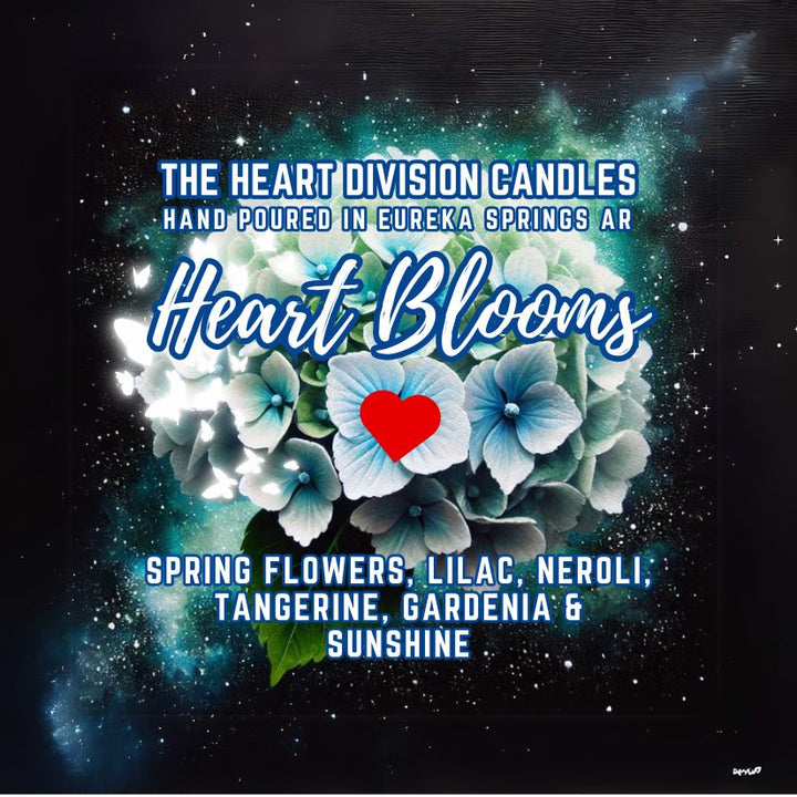 The Heart Division Candle Company - "Heart Blooms" Candle, by The Heart Division