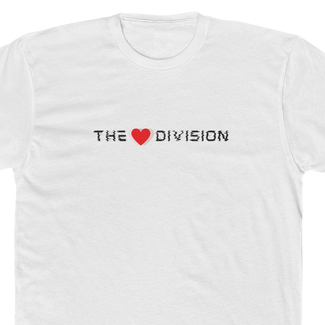 The Heart Division Signature Logo Unisex T-Shirt close up of design