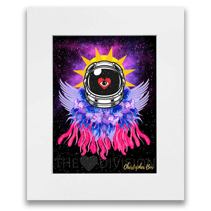 "I Just Need Some Space" Series 11x14 Prints - Jelly Fish Astronaut