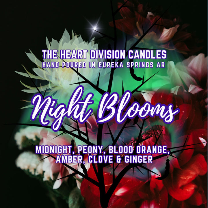 The Heart Division Candle Company - "Night Blooms" Candle, by The Heart Division