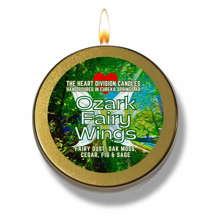 The Heart Division Candle Company - "Ozark Fairy Wings" Candle, by The Heart Division