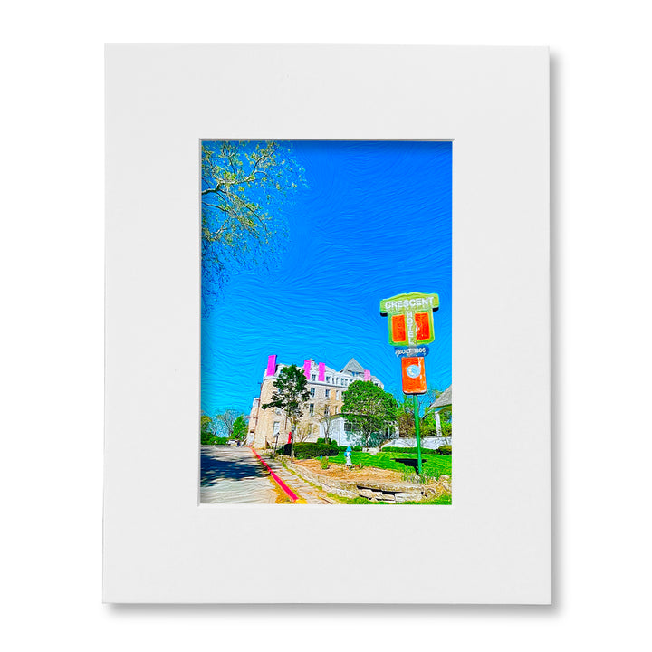 The "I Love Eureka" Photography Print Series - Crescent In The Summer, Matted