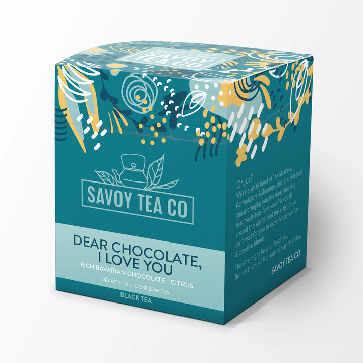 Dear Chocolate I Love You Loose Leaf Tea packaging