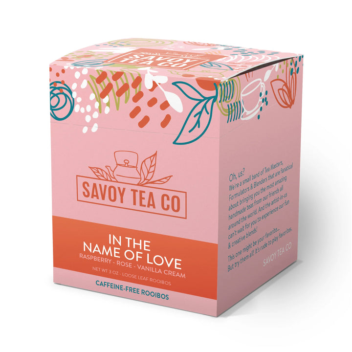 In The Name of Love Loose Leaf Tea packaging